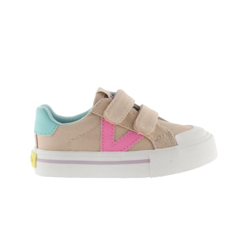 Espadrilles enfant Victoria en toile verte pour les journées de jeux et vacances d'été