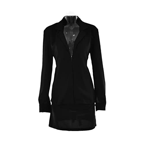 Costume blazer et mini-jupe noir : la tenue chic instantanée sans faute de goût