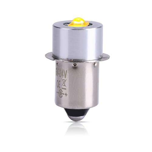 Fydun Bombilla, 5W 6-24V P13.5S Lámpara de luz de Trabajo de Emergencia LED de Alto Brillo Linterna Antorchas de Repuesto