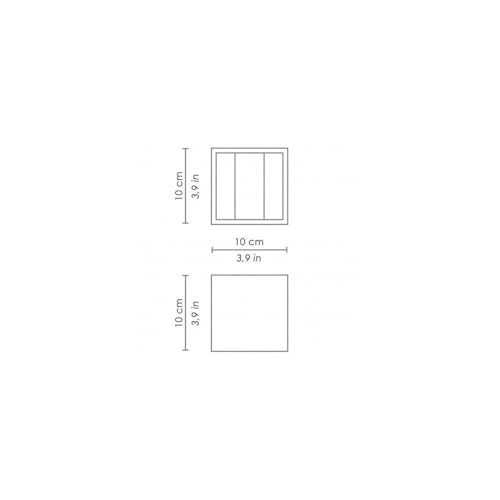 Luz LED Cubetto IP54 orientable para regular la luz de tu porche 4