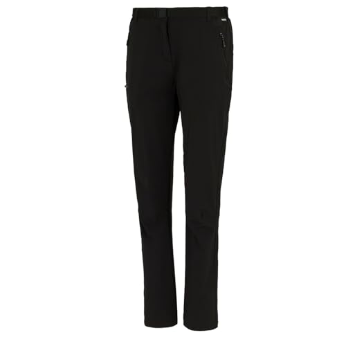 Image of Regatta Xert Stretch Women's Outdoor Hiking Trousers with Belt, black, 16