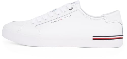 Chaussures Vulcanisées Tommy Hilfiger cuir premium sneakers de luxe pour homme
