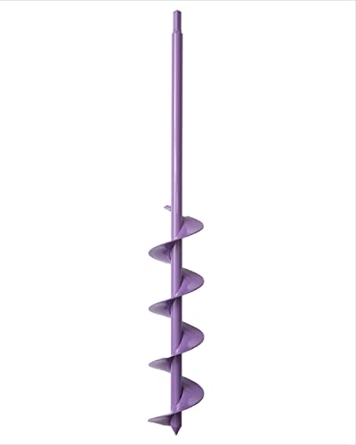 Power Planter Extended Length Garden Auger Drill Bit, 3" x 24" with 1/2" Non-Slip Hex Drive, Auger for Planting Bulbs and Potted Plants, Garden Digging Tool for Dirt, Clay, Soil and Sand (Lime) image 5