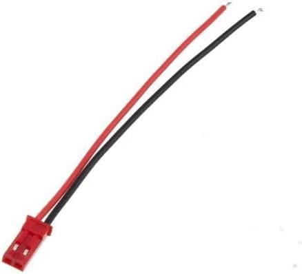 VIMVIP® 10 Pairs 100mm JST 2 Pin Connector Plug Lead Wire for Rc Lipo Battery Discharge Esc Bec Board Line Male & Female Pack of 20pcs