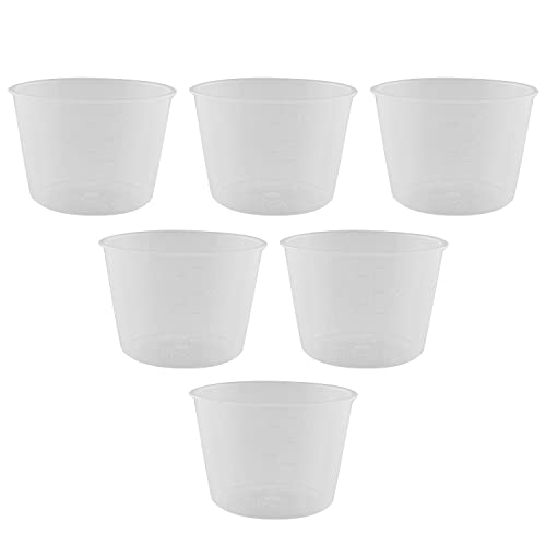 JCBIZ 5pcs Plastic Transparent Rice Measuring Cup 80ml Rice Cooker Measuring Cup for Dry and Liquid Ingredients