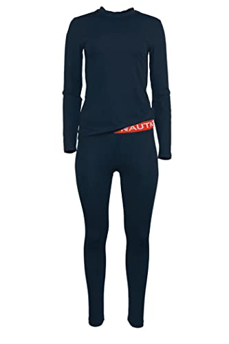 Nautica Girls Base Layer Top & Bottom Long Johns Thermal Underwear Set2