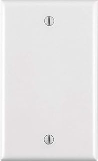 Leviton White 1 Gang Thermoset Plastic Blank Wall Plate 1 pk - Total Qty: 25; Each Pack Qty: 125