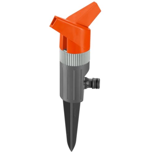 Gardena Classic Rose Sprinkler Foxtrot: Lawn sprinkler for even area watering of up to 130 m², no puddles, 360° watering sector, secure base, 13-m spray range (1953-20)