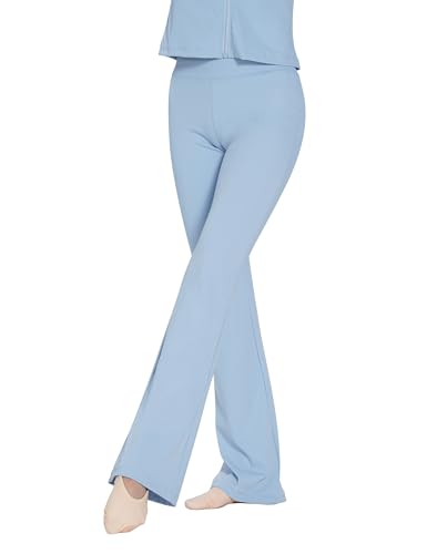 Ensemble de danse pour enfants avec pantalon évasé taille haute extensible