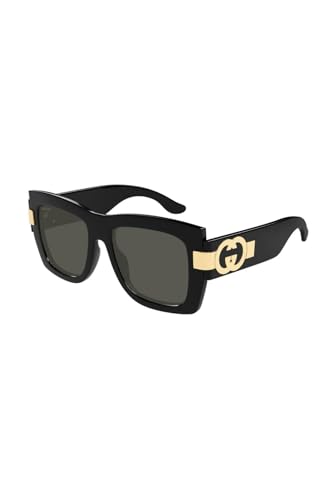Gucci GG1688S 001 Sunglasses Women's Black/Grey Square Shape 54mm