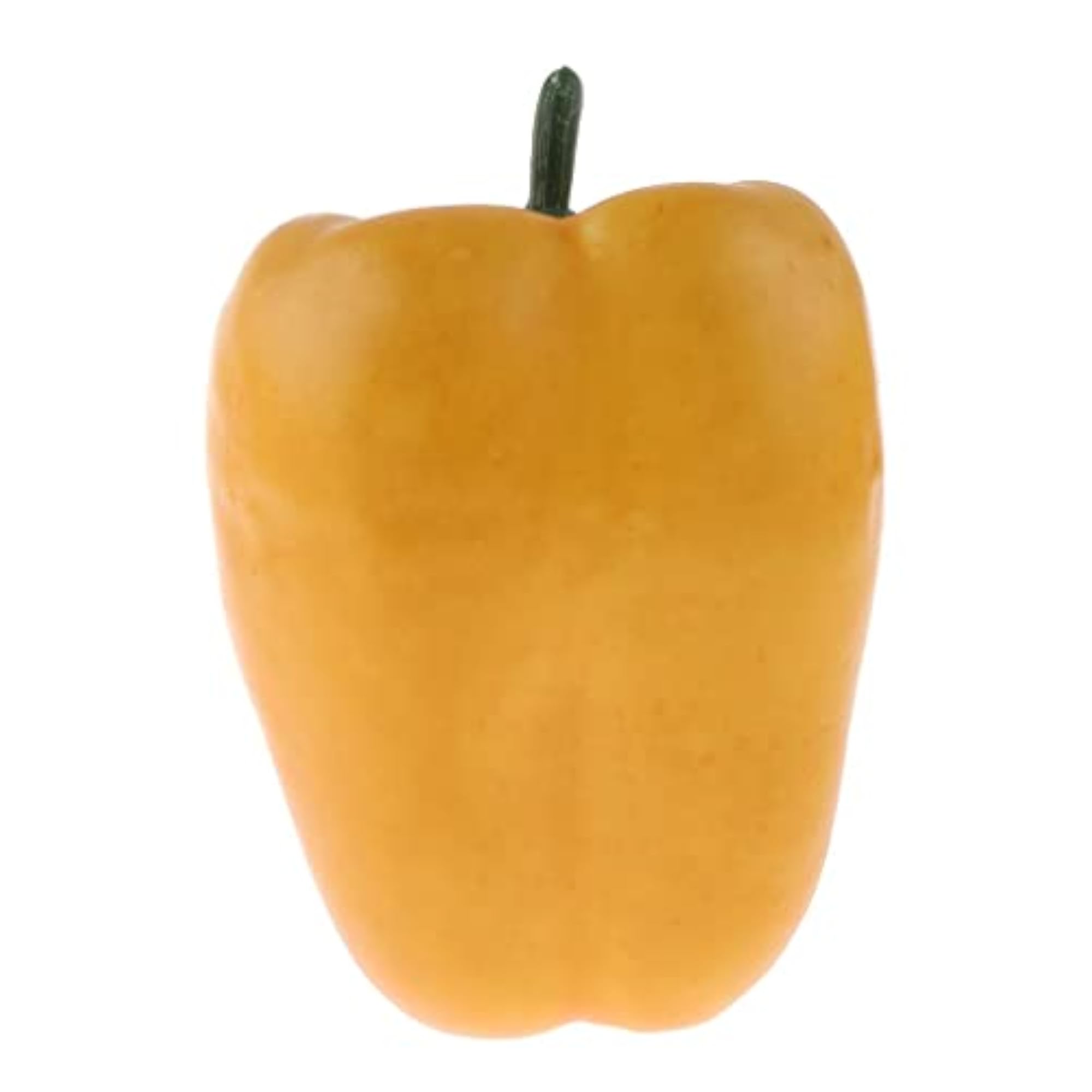 Realistic Artificial Yellow Bell Pepper Decorative Food