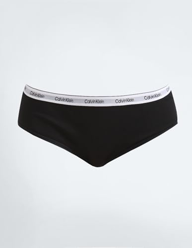 Image of Calvin Klein Underwear Black Solid Mid Rise Hipster