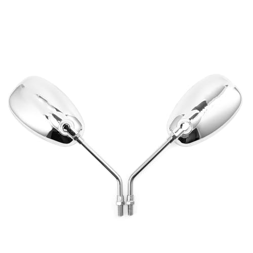 Espejos ovalados de 10mm cromados para eliminar vibraciones en moto VTX1800 3