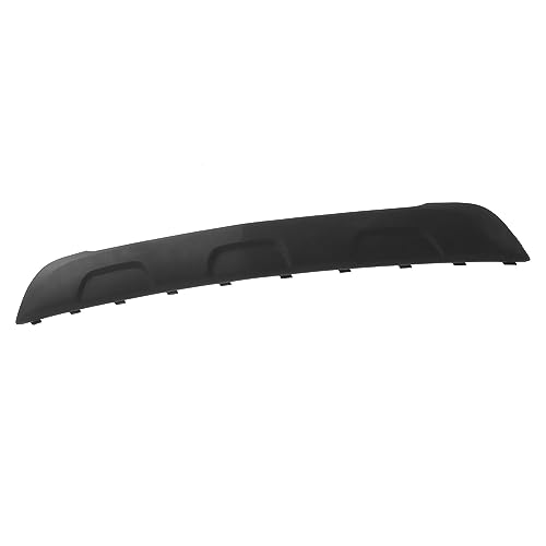 Image of Rear Bumper Skid Plate Lower Valance Panel Replacement for 2016-2022 Trucks (Black)
