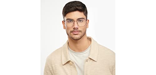 Image of VINCENT CHASE EYEWEAR Zero Power Cut & Antiglare Computer Eyeglasses | Square For Men & Women | Medium | VC E13789