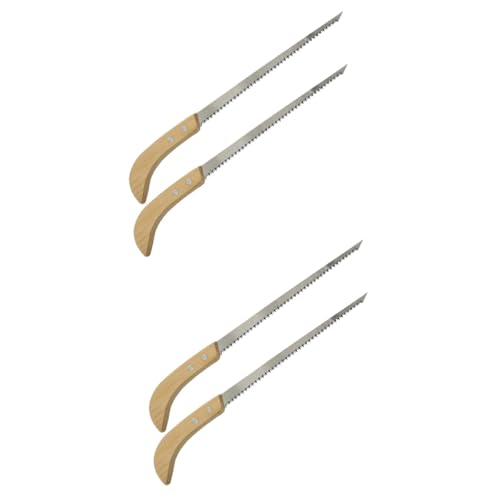 UKCOCO 2sets 2pcs Compact Pulling Saw Versatile Gardening and Camping Pruning Saws for Woodworking Durable Cutting Tools for Outdoor Use Easy to Handle Lightweight Design 2pcs*2