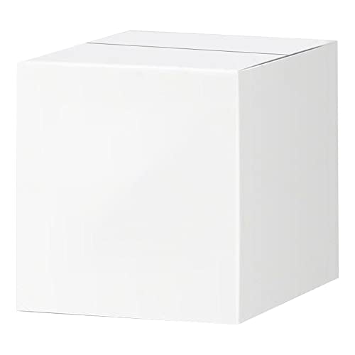 Image of 4.5in x 4.5in x 5in White Packaging Box 3 Ply Corrugated Cardboard Carton Shipping Square Storing Boxes Pack of 75