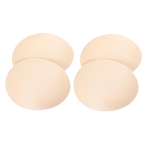 CTIRCHIU 2 Paia di Inserti Imbottiti in Spugna Morbida per Reggiseno Sportivo e Costume da Bagno, Coppe Traspiranti Ovali per Potenziatore Seno, Accessori Intimi Donna per Yoga