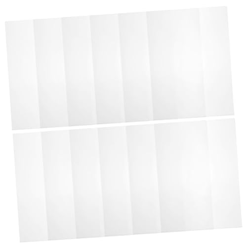EXCEART 37個入り透明型ファイルフォルダー 書類保護用クリアポケット 耐摩耗エッジ付き 軽量コンパクト 書類整理 学校 オフィス用
