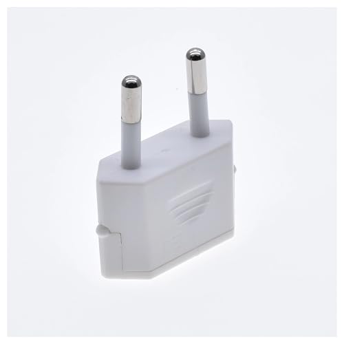 Adaptateur secteur convertisseur type C double prise ronde blanche 9629