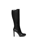 Matière Extérieur : Cuir Nero Giardini I514511DE Bottes Femme en Cuir - Noir 39 EU