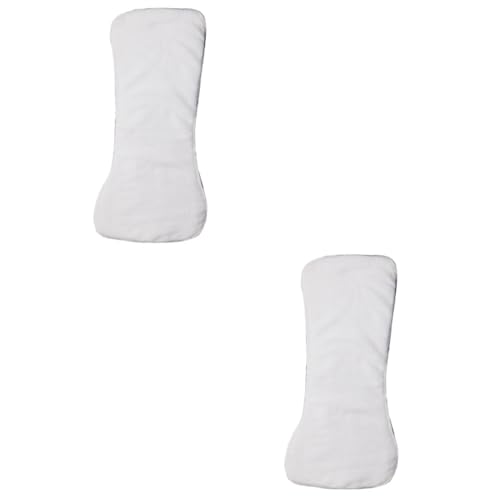 HAPINARY 2pcs Adult Diapers Fiber Liners Washable Reusable Napkin for Overnight Breathable and Leak-Proof