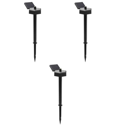 OSALADI 3pcs Waterproof Landscape Lighting Solar Lights Outside Solar Walkway Lights for Garden Decor Intelligent