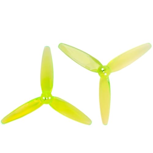 Hélice 353D à 3 pales verte pour mini drone FPV racing 3.5 pouces