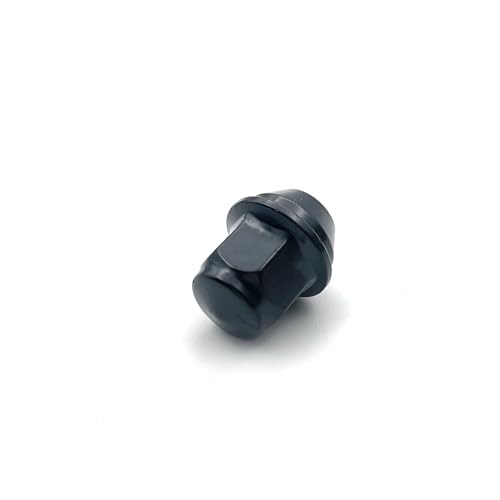Image of 20 pcs M12x1.5 Black Lug Nuts 1-1 /4 inch Heigh, Compatible with Focus, Fusion, Escape, EcoSport, Fiesta, Lincoln, MKC, MKZ, OEM Factory Style Replacement Lug Nuts