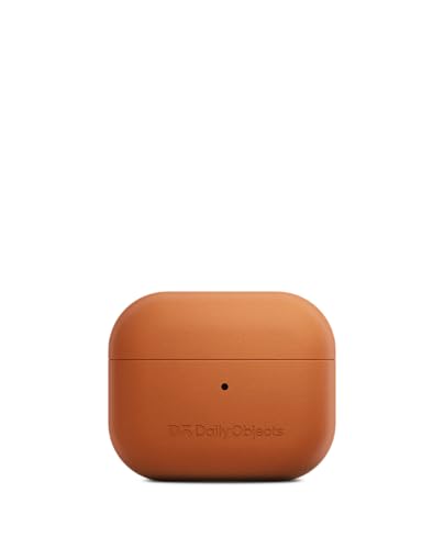 Image of DailyObjects Leatherite AirPods Case Cover Compatible with Apple Airpods Pro 2 | Durable Leatherite Material | Shock Resistant & Lightweight | Compatible Wireless Charging | Stylish Design - (Tan)