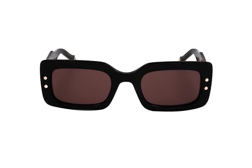 Carolina Herrera Pink Rectangular Ladies Sunglasses HER 0187/S 0GUU/U1 502