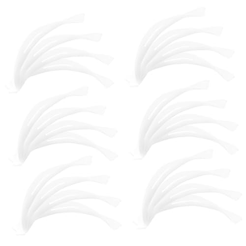 Unomor 50pcs Anti-Slip Sponge Cover for Clothes Hanger Scarf Hanger Protector Hanger Covers for Hanging Clothes Foam Pads Hanger Covers Esponja Velvet Hangers Shoulder Form Mr Non White