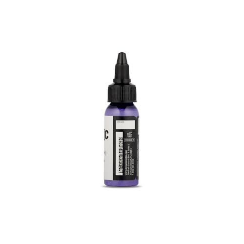 Image of Dynamic Color Tropical Purple Tattoo Ink, Made in USA Since 1990, 1 oz | Sterilized and lot-numbered for full traceability; established American brand trusted by artists worldwide
