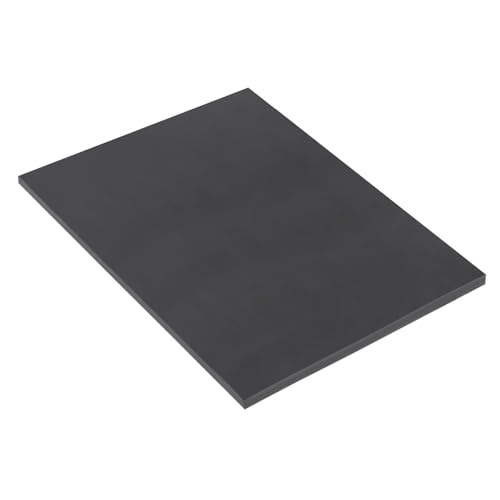 Image of Expanded PVC Plastic Sheet 0.6 inch Thick, 12 inchx16 inch Lightweight Rigid Foam Sheet, [for Crafts Signage Displays Digital Screen Printing] - Black / 1 Pcs