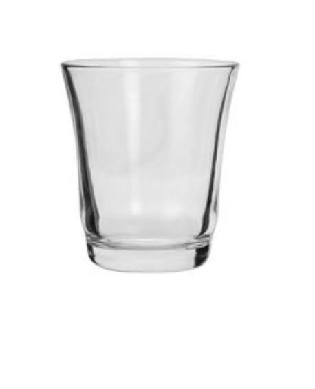 Droquimur Vaso de Cristal para Café Cortado de 120 Ml Pack 6 unidades.