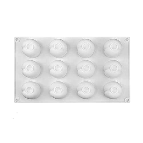 Silicone Mold Baking Pan Non-Stick Baking Pastry Chocolate Cake Dessert DIY Decoration Tools (Cherry T_11.8x6.8x0.16 inch)