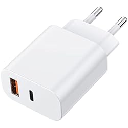 Cargador Usb-C Gmode De 18W MEROM 20W Cargador de Pared USB A y C Compatible Fuente de Alimentación PD 3.0 y QC 3.0 / QC 2.0 para i Phone 15 14 13 12 Pro MAX Plus Xiaomi Huawei Samsung iOS Android Adaptador