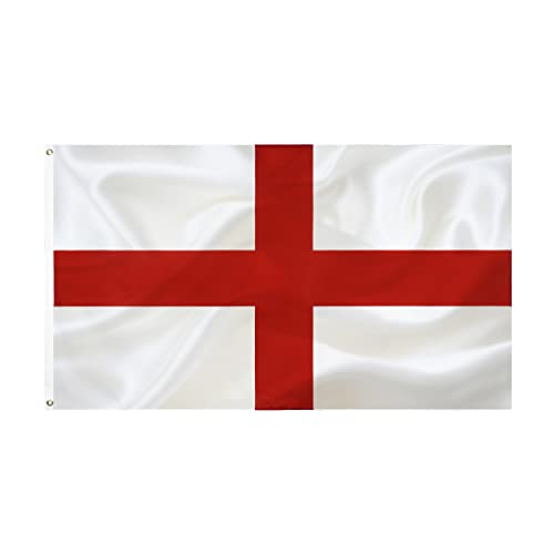 England flag British Flag 3x5FT -(90x150cm) Decoration Indoor/Outdoor Quality Polyester with Vivid Color and Brass Grommets Decorations St Georges Cross flag