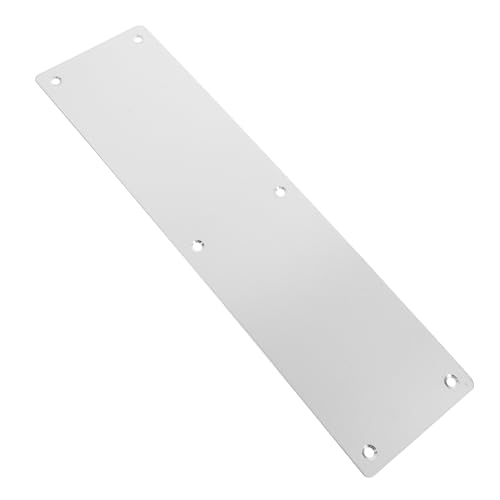 NULYLU ステンレス鋼製室内ドア用プッシュプレート 強靭構造で操作簡単 モダンデザインで多用途対応 倉庫や防火ドアに