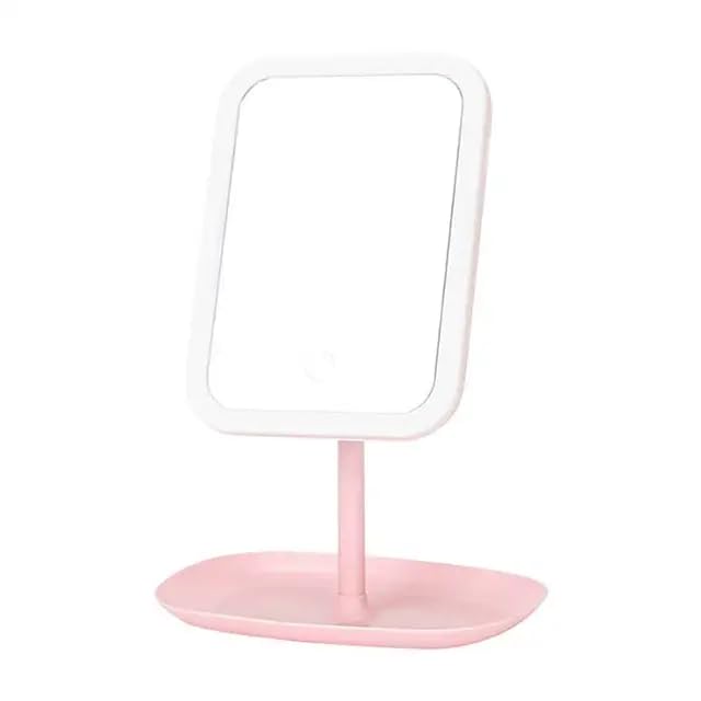 BANIRA Makeup Mirror Lighted with LED 3 Colors Lights Modes USB Rechargable Portable Compact Vanity Mirror with Touch Screen Mirror-image-46