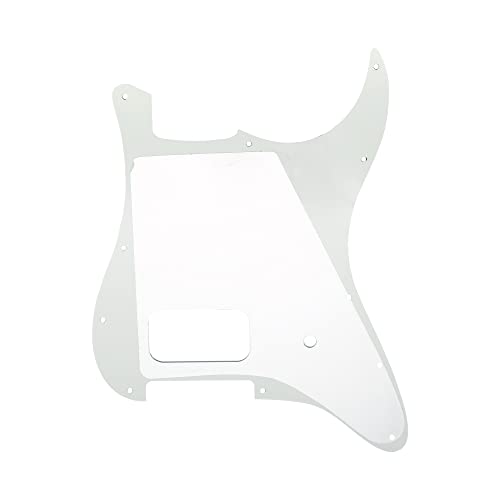 Musiclily Pro 11 Holes ST Strat Uncovered One Humbucker Guitar Pickguard Scratch Plate for American/Mexican Fender Tom Delonge Stratocaster Electric Guitar - Image 3