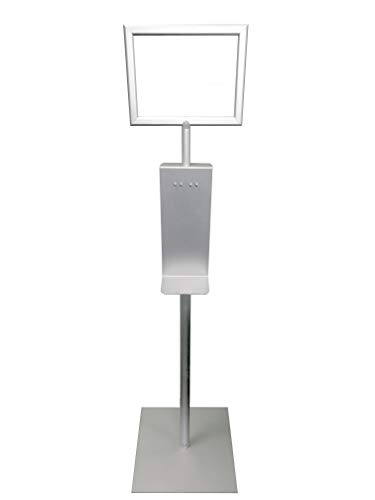 Hand Sanitizer Dispenser Stand (Hand Sanitizer Dispenser Stand with 8.5" x 11" Frame)