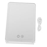 SAFIGLE LED Kosmetikspiegel mit Beleuchtung Tragbarer Schminkspiegel mit USB Klappbar und Kompakt für Schlafzimmer und Badezimmer Hochauflösende Spiegeloberfläche für Perfektes Make Up