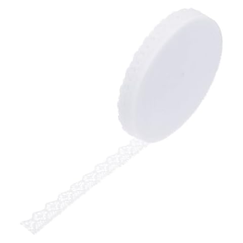 PATIKIL 0.5" x 29 Yard White Lace Ribbon Trim Cover