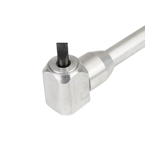 Image of Pilot Screw Adjusting Tool, Carburetor Adjustment Screwdriver Repair Tool 90 Degree Angled Head Metal Replacement For Carb ATV UTV Snowmobile Motorcycle 19.1 Inch