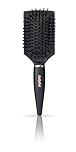 BaByliss Mini Paddle Hair Brush, Small Hair Brush ideal for Travel, Black
