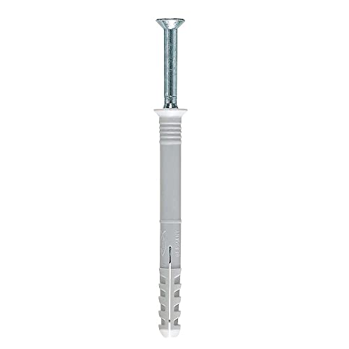Fischer - Chevilles à frapper collerette fraisée - 50 chevilles à frapper NS Ø6 x 40 mm A2 collerette fraisée et clou tête fraisée pour structures en bois - Fischer