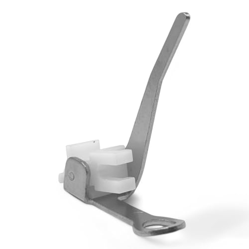 Image of ZENITH Darning White Pressure Foot Snap on Type for Automatic Electric Low Shank Sewing Machines Suitable for Usha Janome Brother Singer etc Steel Finish (Darning White)