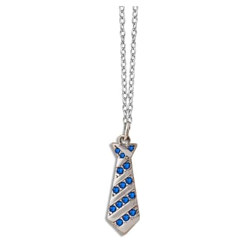 Harry Potter™ Hogwarts House Necklace 925 Sterling Silver- Ravenclaw, Metal, Cubic Zirconia Gifts for Women Birthday Gift for Girlfriend Mom Wife Friend Cover