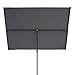 Doppler Active Balkonblende Black Edition 170x130cm in Anthrazit I Sonnenschutz für Balkon & Terrasse I Flexibler Sichtschutz I Sonnenschirm rechteckig & drehbar I Gartenschirm für Dachterassen